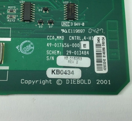 Diebold 49-017656-000E CCA Control Board Card PCB ATM Parts
