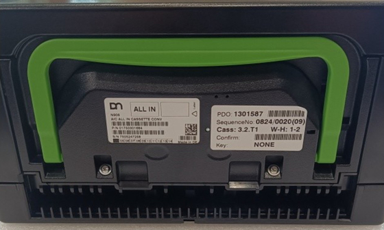 1750301684 01750301684 ATM Machine Parts DN 200 N906 Diebold Nixdorf AIC ALL IN CASSETTE CONV ATM Spare Parts