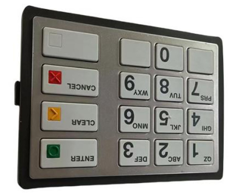 49249441768A 49-249441-768A Atm Parts Diebold Keypad EPP7 PCI-Plus LGE ST STL HTR ENG(US) ATM Spare Parts