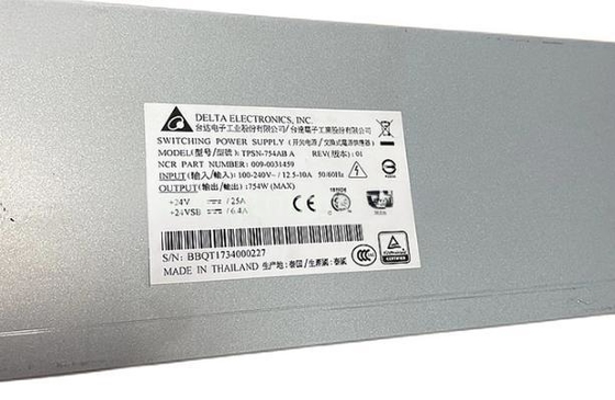 009-0031459 NCR Switching Power Supply 754W TPSN-754AB A 0090031459 NCR ATM Parts