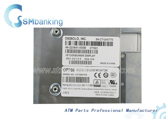 DB Diebold ATM Parts LCD 15 Inch Consumer Display 49-223841-000B 49223841000B