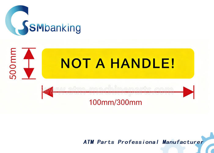 GRG8240 Yellow sticker for 8240 Dispenser, size 100mm×20mm
